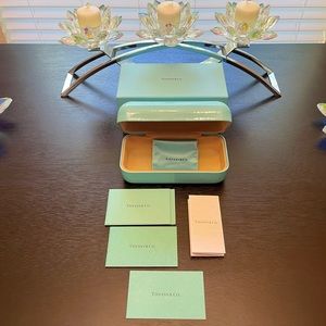 Tiffany & Co Glasses Case, Box, Letter Envelope & Authenticity Literature.